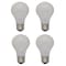 Ilc Replacement Incandescent Bulb, 75 Watts, 130 Volts, A19, 4PK DAMAR 75A-130 - alternate 1