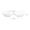 Smarty Had A Party Clear Round 2-Hole Mini Plastic Candy Bowls (288 Bowls), 288PK 2631-CASE - alternate 2