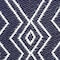 Homeroots 4' X 6' Blue Geometric Machine Braided Distressed Area Rug With UV Protection 555634 - alternate 3