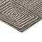 Homeroots 8' Brown And Ivory Round Geometric Washable Indoor Outdoor Area Rug 600728 - alternate 3