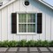 Ekena Millwork Rustic Two Board Joined Board-n-Batten Sandblasted Faux Wood Shutters, 11W x 86H, PR SHUBJS11X86SDPR - alternate 6