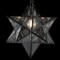 Jonathan Y Stella 12" Moravian Star Metal/Clear Glass LED Pendant, Oil Rubbed Bronze/Clear JYL9035C - alternate 3