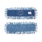 Boardwalk Dry Mopping Kit, 24 x 5 Blue Synthetic Head, 60in Natural Wood/Metal Handle BWKHL245BSPC - alternate 2