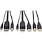 Eaton EATON Tripp Lite Series DisplayPort KVM Cable Kit - DP, USB, 3.5 mm Audio 3xM/3xM + USB M/M, 4K P783-010-U - alternate 1
