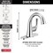 Delta Kayra Single Handle Bathroom Faucet 533LF-MPU - alternate 2