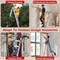 Wrightmaster 14 ft. Aluminum Multi-Position Ladder with Wheels and Stabilizer Bar, 330 lbs. Load Capacity Red ZOR-14FT-RD - alternate 3