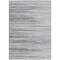 Homeroots 3' X 5' Gray Silver And Blue Striped Washable Indoor Outdoor Area Rug 597247 - alternate 3