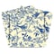 Homeroots 8" x 8" Blue And Yellow Vinyl Arabesque Peel And Stick Removable Tiles 571230 - alternate 2