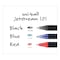 Uni-Ball Jetstream 101 Hybrid Gel Pen, Stick, Bold 1 mm, Blue Ink, Black/Blue Barrel, 12PK 1768012 - alternate 3