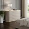 Homeroots 60" Beige Wood Six Drawer Double Dresser 714490 - alternate 3