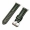 Elegani Leather Band Compatible with Apple Watch 49mm, Green, Green/Rose Gold/Yellow Gold Buckle OWLSPAM-GRN-49 - alternate 1