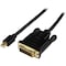 Startech.Com 3ft Active Mini DisplayPort to DVI Cable MDP2DVIMM3BS - alternate 1