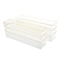 Martha Stewart Kerry 6 Pack Plastic Stackable Office Desk Drawer Organizers with Gold Trim, 12 x 3 BE-PB8975-G-6-CLRGLD-MS - alternate 1