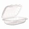 Dart Microwaveable Hinged Containers, ProPlanet Seal, 6.5 x 9 x 3, Clear, Plastic, 300PK 69PPHT1 - alternate 1