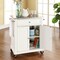 Crosley Compact Stainless Steel Top Kitchen Cart KF30022EWH - alternate 2