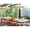 Z-Lite Rialto 6 Light Pendant, Matte White Outer, Signature Rubbed Brass Inner, 32 In W x 16.5 In H 1953-32MW - alternate 2