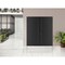 Vdomdoors Front Exterior Prehung Metal-Plastic Double Doors / MANUX 8111 Matte Black / Office Commercial and MANUX8111DEXD-BLK-LH-W72xH80 - alternate 3
