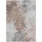 Homeroots 3' X 5' Brown Ivory And Gray Abstract Washable Indoor Outdoor Area Rug 617407 - alternate 3