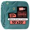 Tarpex 10' x 20' Green Heavy-Duty Weather Resistant 6.5 oz. 70% Shade Polyethylene Mesh Truck Tarp GMT-TA-1020 - alternate 1