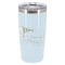 Peanuts Happy Holidays 20 Ounce Stainless Steel Travel Tumbler with Clear Lid in Ice Blue 137336.01 - alternate 1