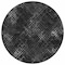 Homeroots 8' Charcoal Gray And Silver Round Geometric Washable Indoor Outdoor Area Rug 588294 - alternate 3