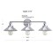 Jonathan Y July 26.5" 3-light Industrial Farmhouse Metal Vanity Light, Chrome JYL7425A - alternate 5