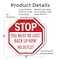 Signmission Stop You Must Be Lost. Back Up Now!, 6 inch X 6 inch, Plastic Sign, 2PK OC-P-2PACK-6-84 - alternate 3