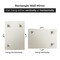 Fab Glass And Mirror Rectangle Mirror for Wall | Frameless Wall Mounted 36in x48in | 1in Beveled Edge Mirror for Vanityr MRec36x48BE6MM - alternate 4