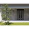 Vdomdoors Front Exterior Prehung Aluminum Double Doors Ronex0144 Grey Top Transom Mirrored Clear Glass Entry RONEX0144DEXD-GRE-W72xH96+14-RH-I - alternate 2