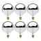 Bulbrite 60-Watt G40 Incandescent Light Bulb Medium Base (E26) Half Chrome 2700K, 6PK 862026 - alternate 1
