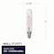 Bulbrite LED Filament  4.5 W Dimmable T8 Light Bulb with Clear Glass Finish and E12 Base, 2700K, 450Lumens, 4PK 862781 - alternate 4
