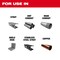 Milwaukee Tool 12 in x 10 TPI, Reciprocating Saw Blade, 5 PK 48-00-5553 - alternate 5