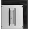 Vdomdoors Aluminum Double Doors Dekton 0163 Ardesia Nero 1 Sidelight and Top Transom Entry Door Painted (W84x DEKTON0163DEXD-ARD-W72+12xH96+14-RH-O - alternate 3