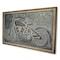 Homeroots 23" X 39" Gray and Brown Wood and Metal Wall Decor 489482 - alternate 2