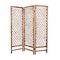Homeroots 69" Natural Folding Three Panel Screen Room Divider 274700 - alternate 1