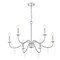 Z-Lite Toussant  Brushed Nickel 6 Light Chandelier 6103-32BN - alternate 2