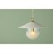 Mitzi Ressi 1 Light Pendant 20 In. Aged Brass/Soft Cream H926701S-AGB/SCR - alternate 3