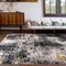 World Rug Gallery Adare Contemporary Abstract Area Rug 9 ft x 12 ft Yellow 977YELLOW9X12 - alternate 1