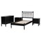 Baxton Studio Callison Bedroom Set, Black, Twin 271-14730-14742-14736-14736-ZORO - alternate 3