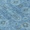 Homeroots 8' Sky Blue And Gray Round Oriental Washable Indoor Outdoor Area Rug 582064 - alternate 3