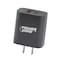 Powerzone PD+QC Dual USB Wall Charger, 100 to 240 V Input, 3 A Charge, Black CA-43AT - alternate 1
