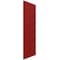 Ekena Millwork True Fit PVC Horizontal Slat Framed Modern Style Fixed Mount Shutters, Fire Red, 18W x 32H, PR TFP001HF18X032BR - alternate 2