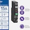 Square D QO 15A Single-Pole Dual Function Circuit Breaker QO115PAFGFC - alternate 2