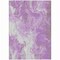 Homeroots 8' X 10' Lavender And Ivory Abstract Washable Indoor Outdoor Area Rug 617785 - alternate 2