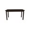 Homeroots 60" Dark Brown Solid Wood Dining Table 548924 - alternate 2