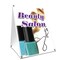 Signmission Beauty Salon, 24 Inch x 18 Inch A-frame Yard Sign, Plastic Sign SBC-1824-Beauty Salon - alternate 1