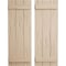 Ekena Millwork Rustic Three Board Joined Board-n-Batten Pecky Cypress Faux Wood Shutters, 16 1/2"W x 48"H SHUBJS16X48PCPR - alternate 1
