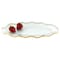 Homeroots 14 Mouth Blown Wavy Edge Gold Leaf Platter 375744 - alternate 1