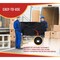 Mytee Products 10 ftx13 ft Black Pre Tarp Blanket w/ Grommets for Tarps Cargo Load & Protection, 4PK MB-FELT-1013x4 - alternate 2