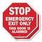 Signmission Exit Sign, Aluminum Metal Signs, 10 in W, 10 in H OC-A-2PACK-10-301 - alternate 1